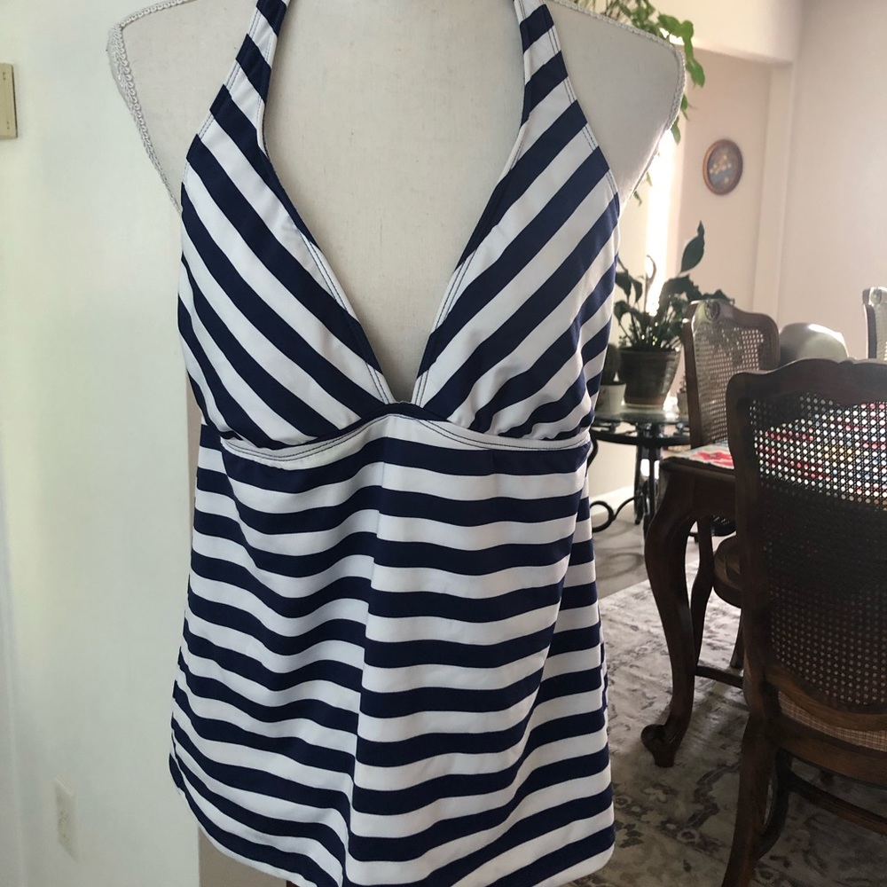 Navy blue halter top
